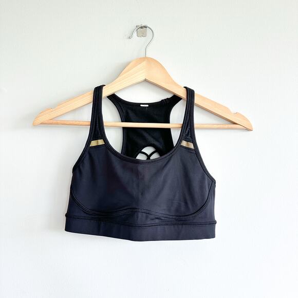 Lululemon Sweaty or Not Black Sports Bra Black 6 - Picture 1 of 5